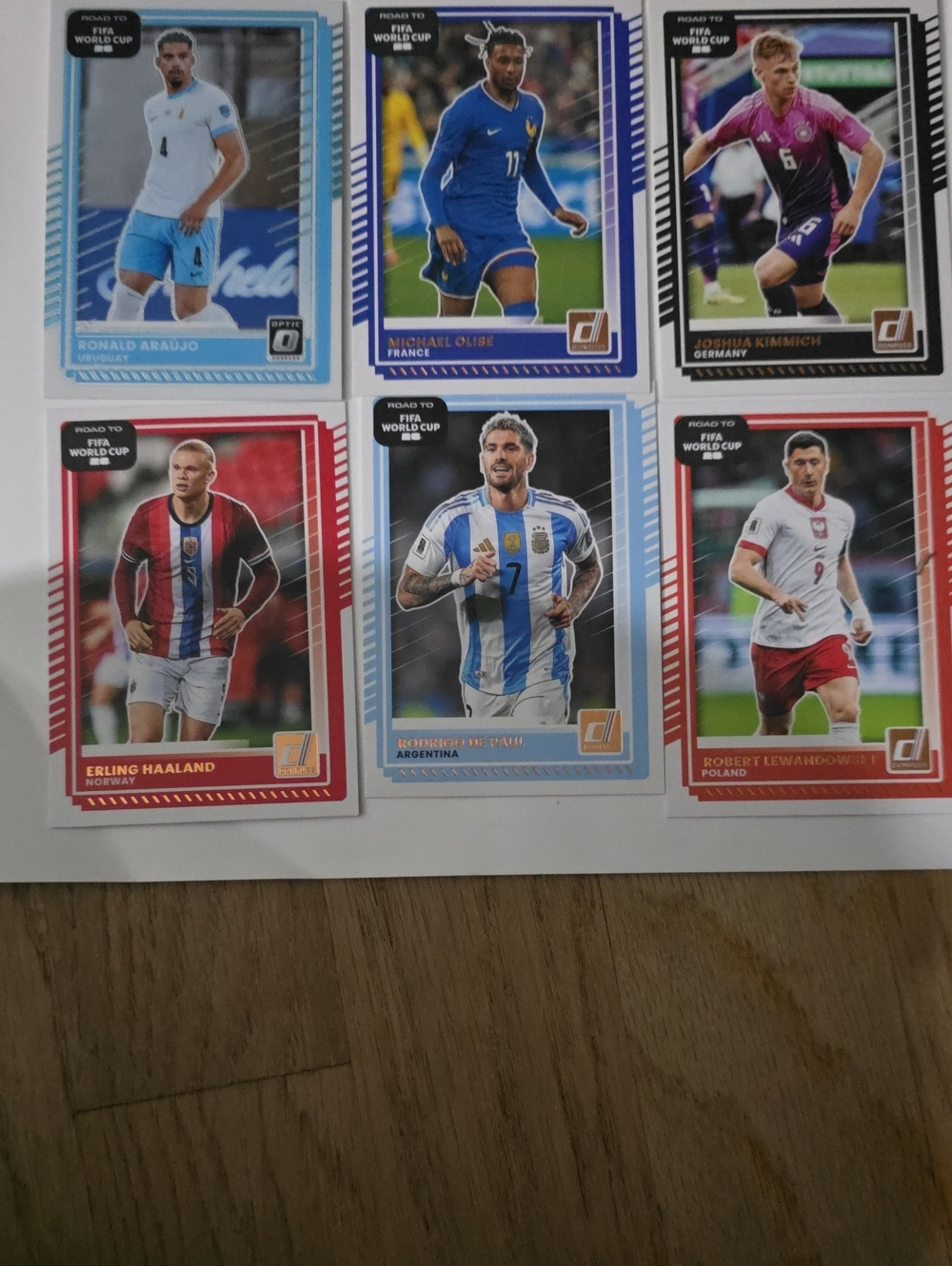 Panini Donruss Road to FIFA World Cup Trading Cards - 12 Card Lot